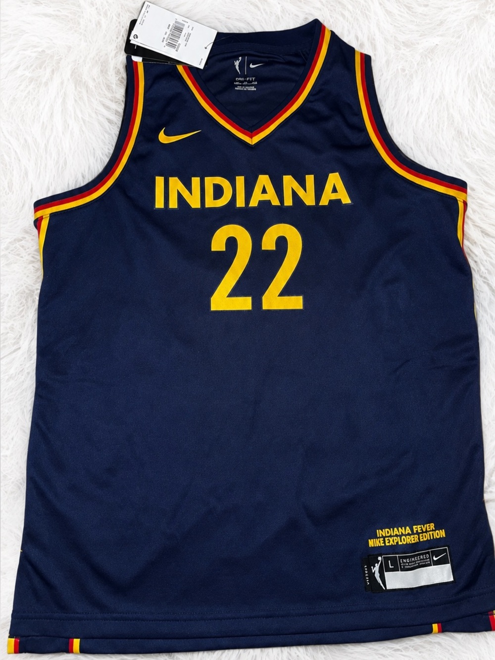 Nike Youth Indiana Fever Caitlin Clark #22 Explorer Jersey